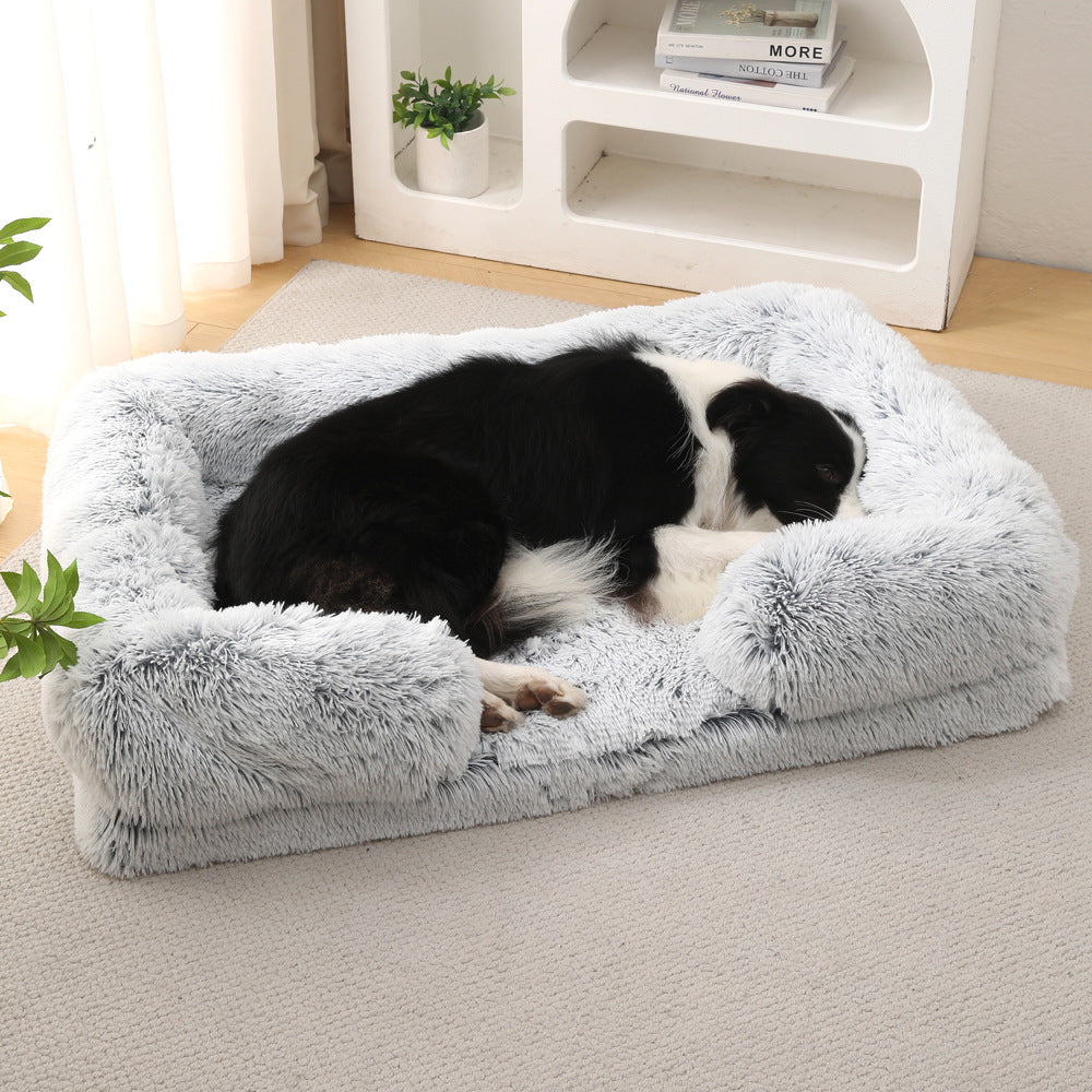Cama de Felpa Ultra Suave para Mascotas