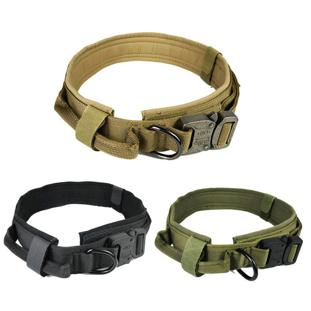 Collar Táctico para Perro (Resistente y Ajustable)