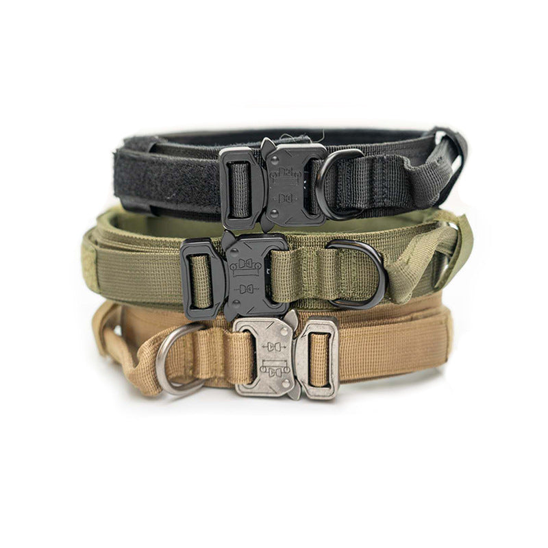 Collar Táctico para Perro (Resistente y Ajustable)